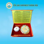 Hộp quà tặng Yến sào Sanvinest Khánh Hòa chính hiệu tinh chế dạng tổ 100g - Q610