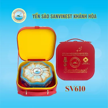 Yến sào Sanvinest Khánh Hòa chính hiệu tinh chế dạng tổ - Hộp 100gr (SV610)