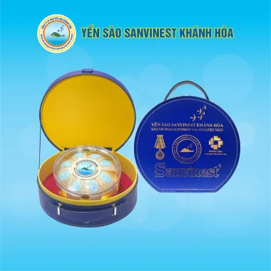 Yến sào Sanvinest Khánh Hòa chính hiệu tinh chế dạng tổ - Hộp 50gr (S650)